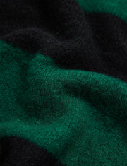 Tavish Striped Sweater - Black/Dark Green