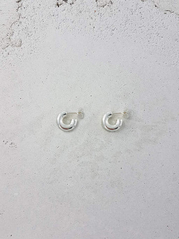 Carmela Hoops - Silver