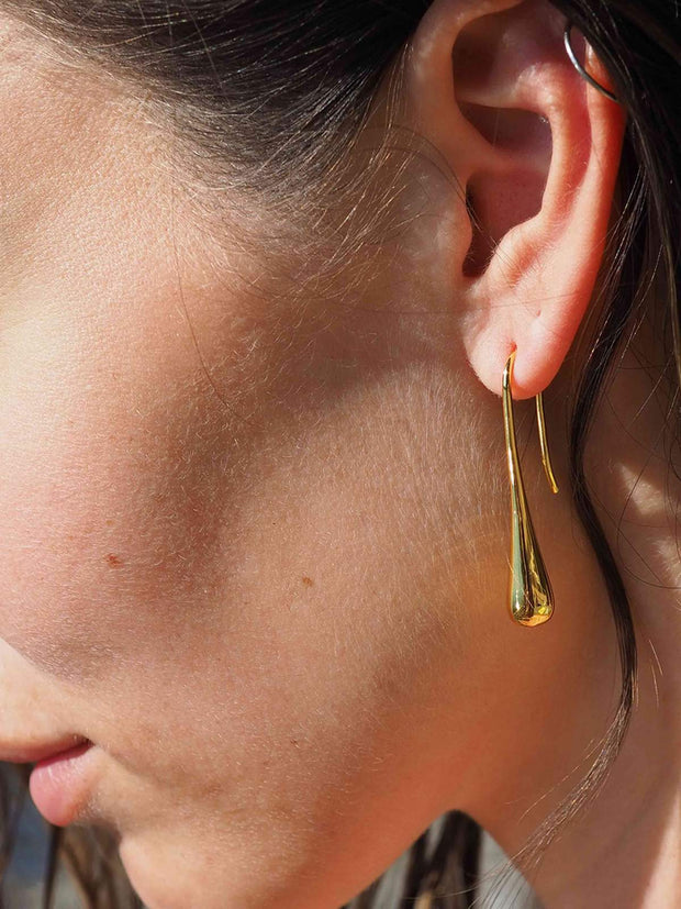 Mallacoota Earrings - 22K Gold