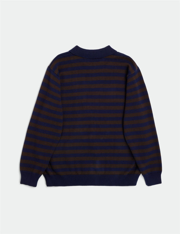 Bowen Sweater - Brown Stripes