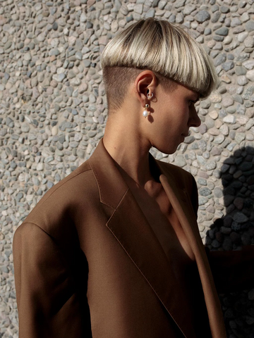 Vermeer Earrings - Rhodium