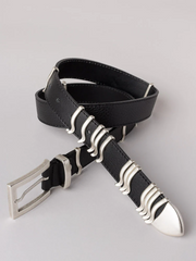 Rattle Belt - Black/Silver